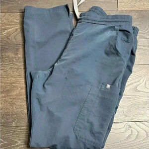 Figs Technical Collection Kade Cargo Scrub Pants Blue